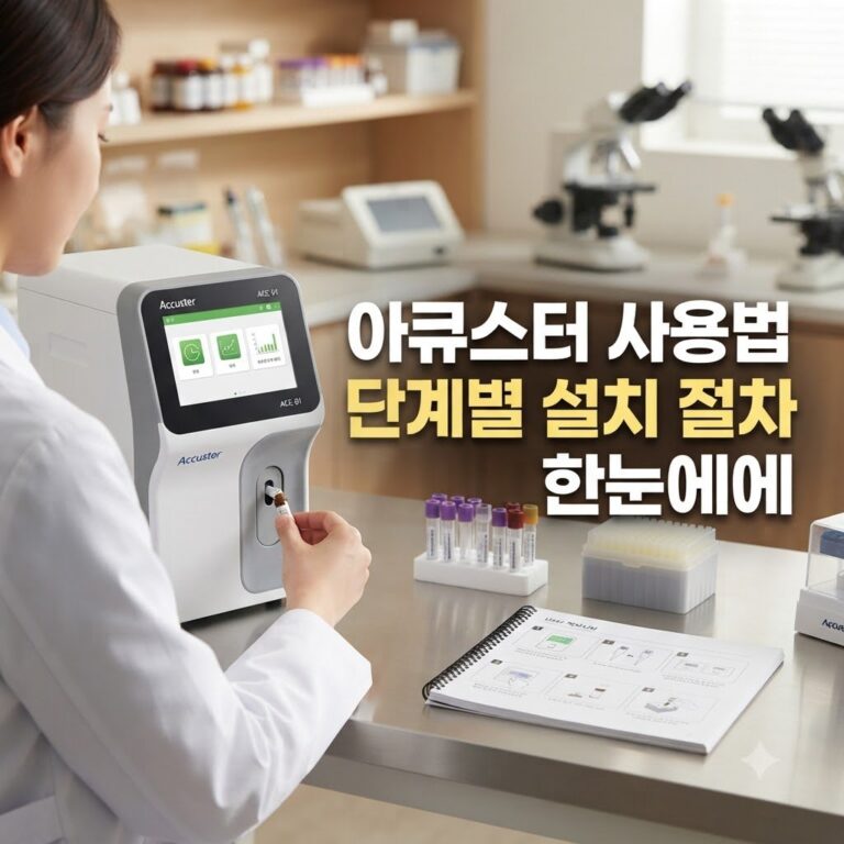 아큐스터 사용법 단계별 설치 절차 한눈에
