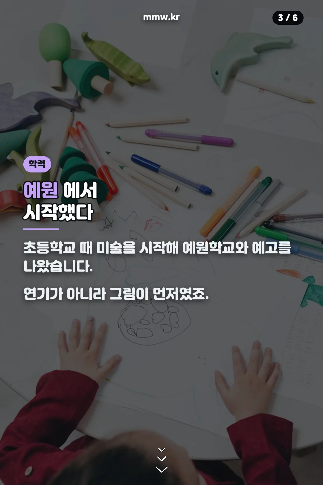 미술 전공 시작