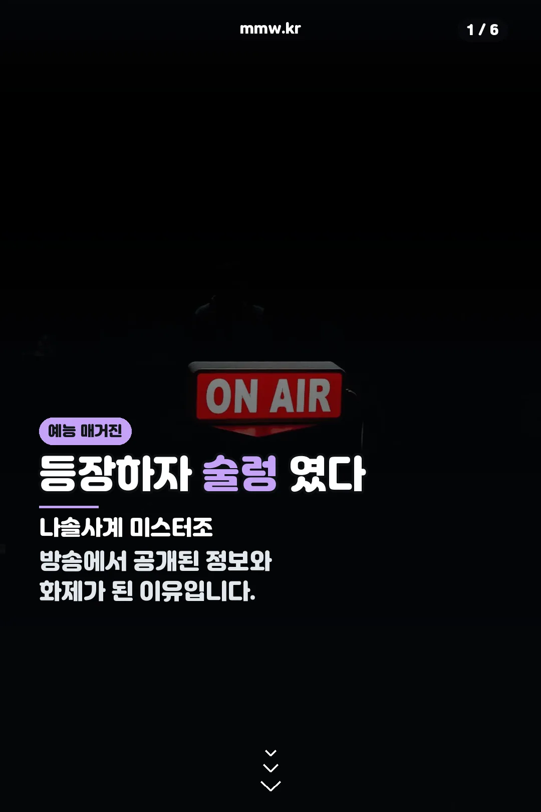 나솔사계 미스터조 표지