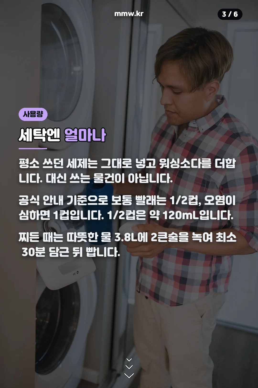 세탁 사용량
