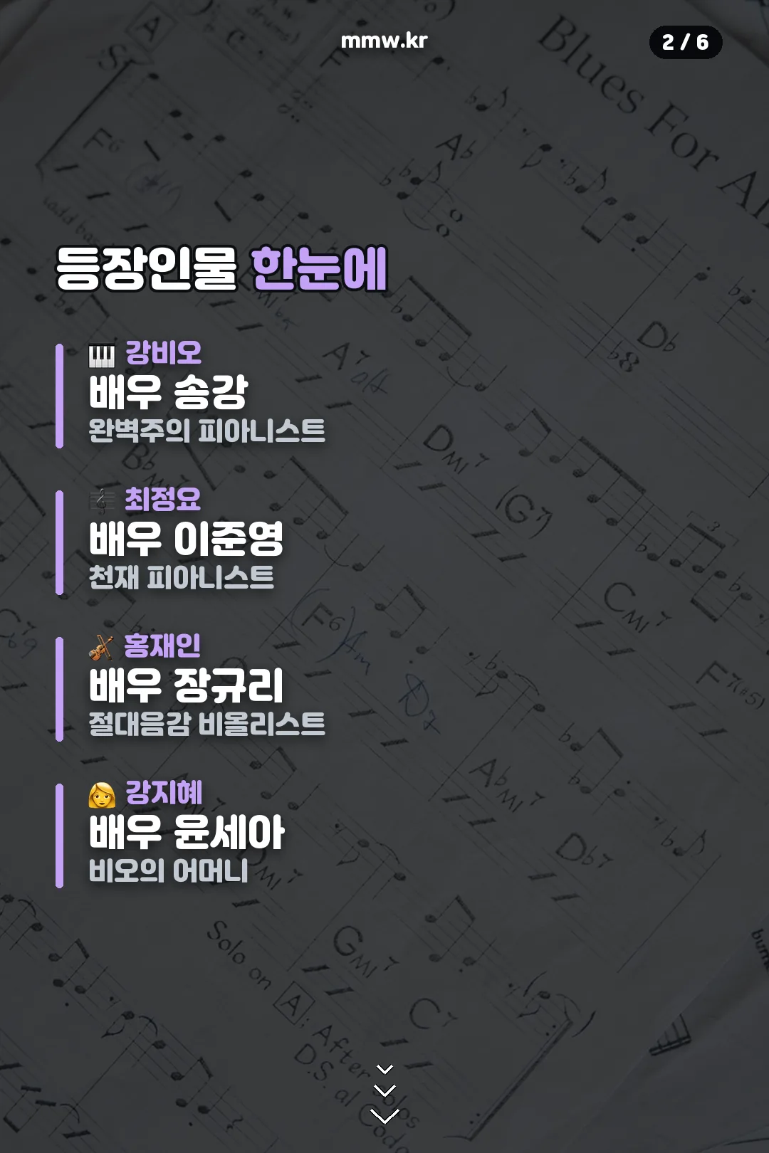 포핸즈 등장인물 한눈에