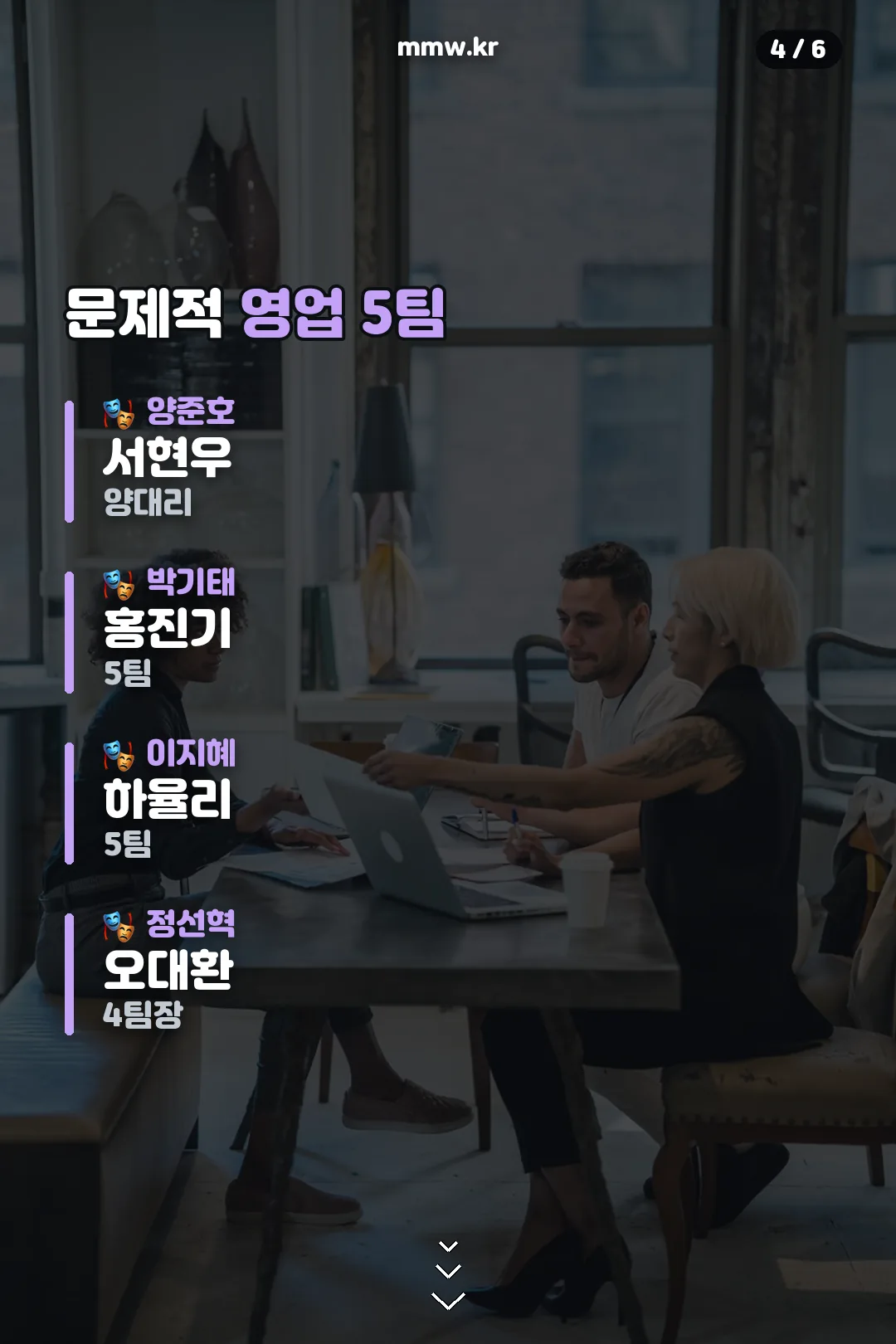 문제적 영업 5팀 팀원
