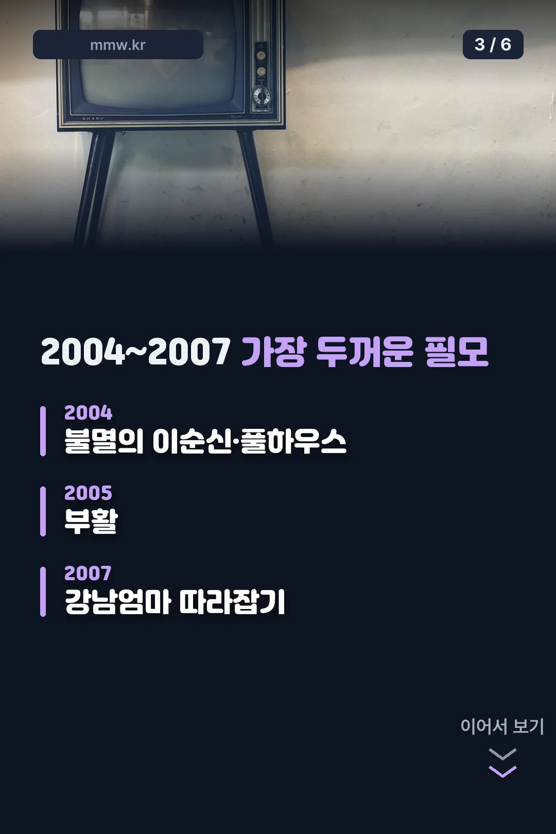 2000년대 중반 전성기 작품