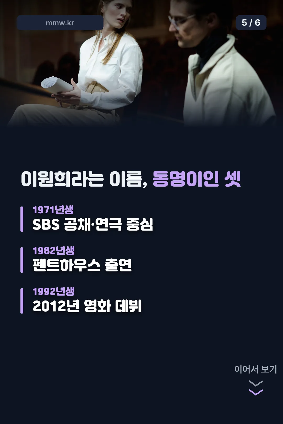 동명이인 셋 구분법