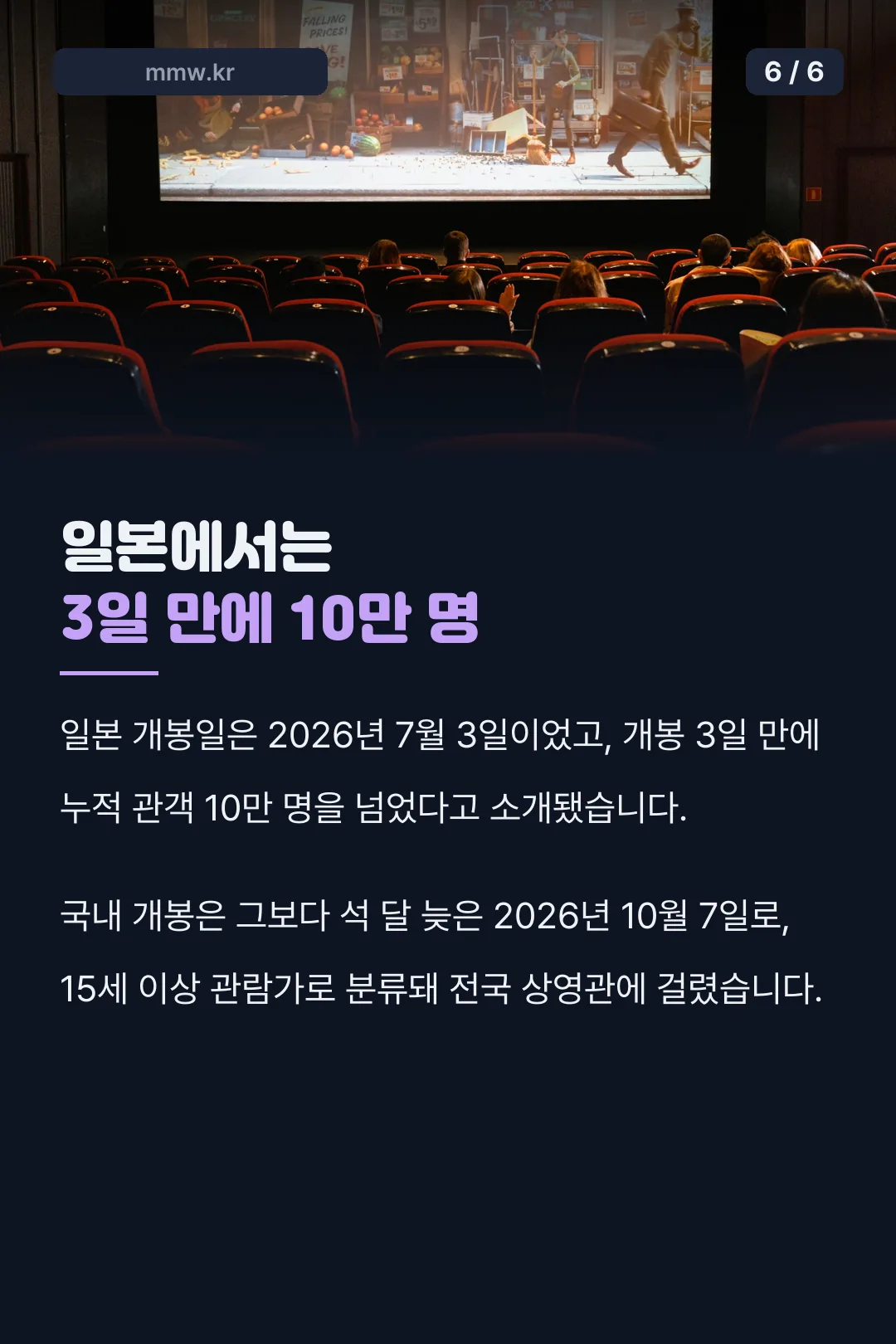 일본 흥행 기록